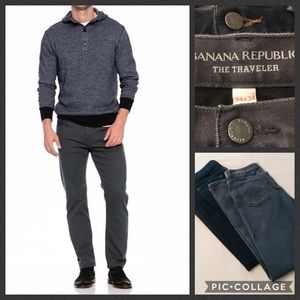 *2 PAIRS* || Banana Republic Traveler Jeans